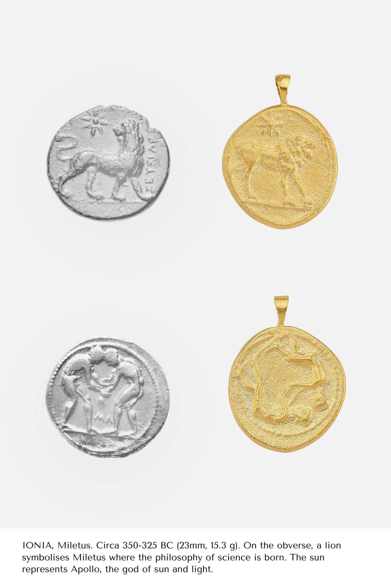 Miletus Coin Pendant
